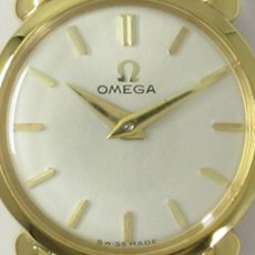 OMEGA（オメガ）｜手巻　レディス　ティアドロップラグ　シルバーサンレイ　2針　ドーフィン