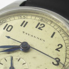 TAVANNES（タバン）｜手巻　クロノグラフ　Cal.valjiox65　SS　