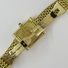 CARTIER(カルティエ)｜スクエア　クォーツ　18KYG