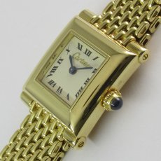 CARTIER(カルティエ)｜スクエア　クォーツ　18KYG