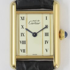 CARTIER(カルティエ)｜must de TANK SM　クォーツ　vermeil　ベルメイユ