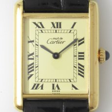 CARTIER（カルティエ）｜  must de Tank    マストタンク　クォーツ　Vermeil