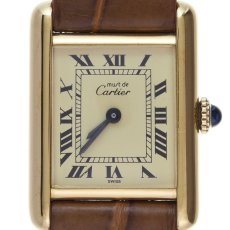 CARTIER（カルティエ）｜must de Tank マストタンク　手巻　Cal.ETA2512-1　Vermeil