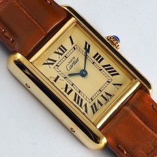 CARTIER（カルティエ）｜must de Tank マストタンク　クォーツ　Vermeil