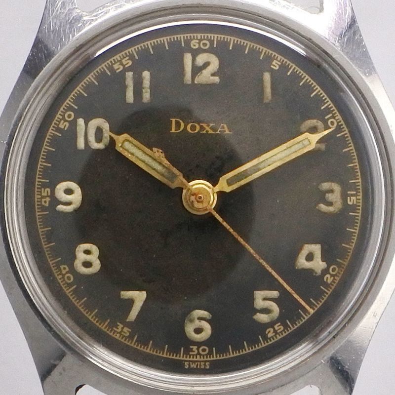 DOXA ドクサ 手巻時計 SS cal98 17JEWELS アンティーク時計 オーバーホール済 古物 アンティーク SWISS スイス