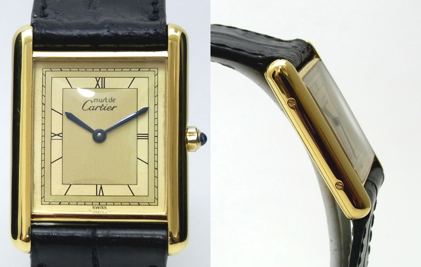 CARTIER - ITEM by time anagram /Vintage Antique watch shop in Tokyo Japan