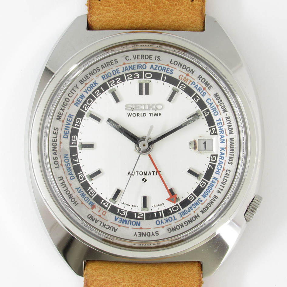 特売中専用407SEIKOセイコー時計　メンズ腕時計　ワールドタイマー　希少　ゴールド 時計
